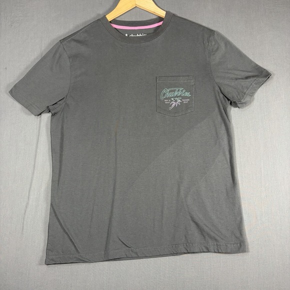 chubbies Other - Chubbies Shirt Mens Medium Sky's Out Thighs Out Graphic Pocket Tee Adult